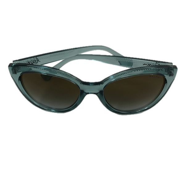 Ralph Lauren RA 5260 5803 / TZ 140 Clear Gray Frame Polarized Sunglasses & Case - Picture 1 of 16